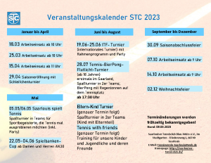 Veranstaltungen STC 2023